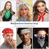 Aomig Paisley Bandana 12 Pcs Pirate Head Scarf Multicolor Hair Wraps view 5
