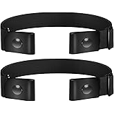 TOURZOO Belts for Women/Men Buckle Free Elastic Belt Invisible No Buckle Stretch Waist Belt For Jean Pants,Dresses,No Bulge