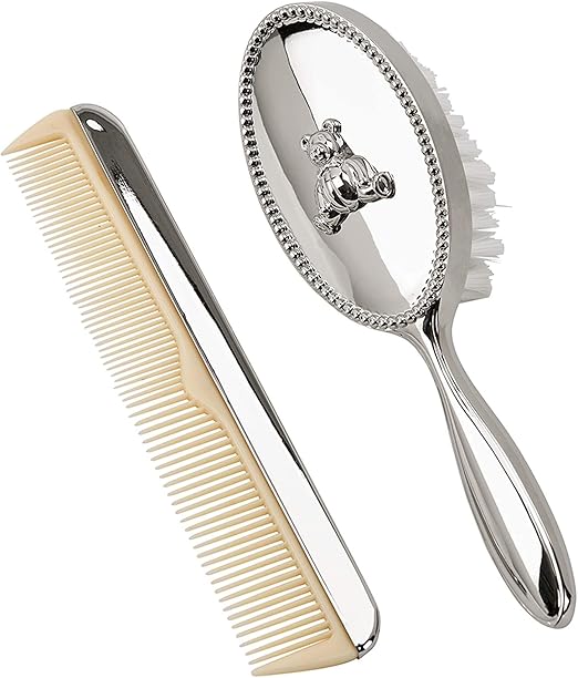christening brush and comb set