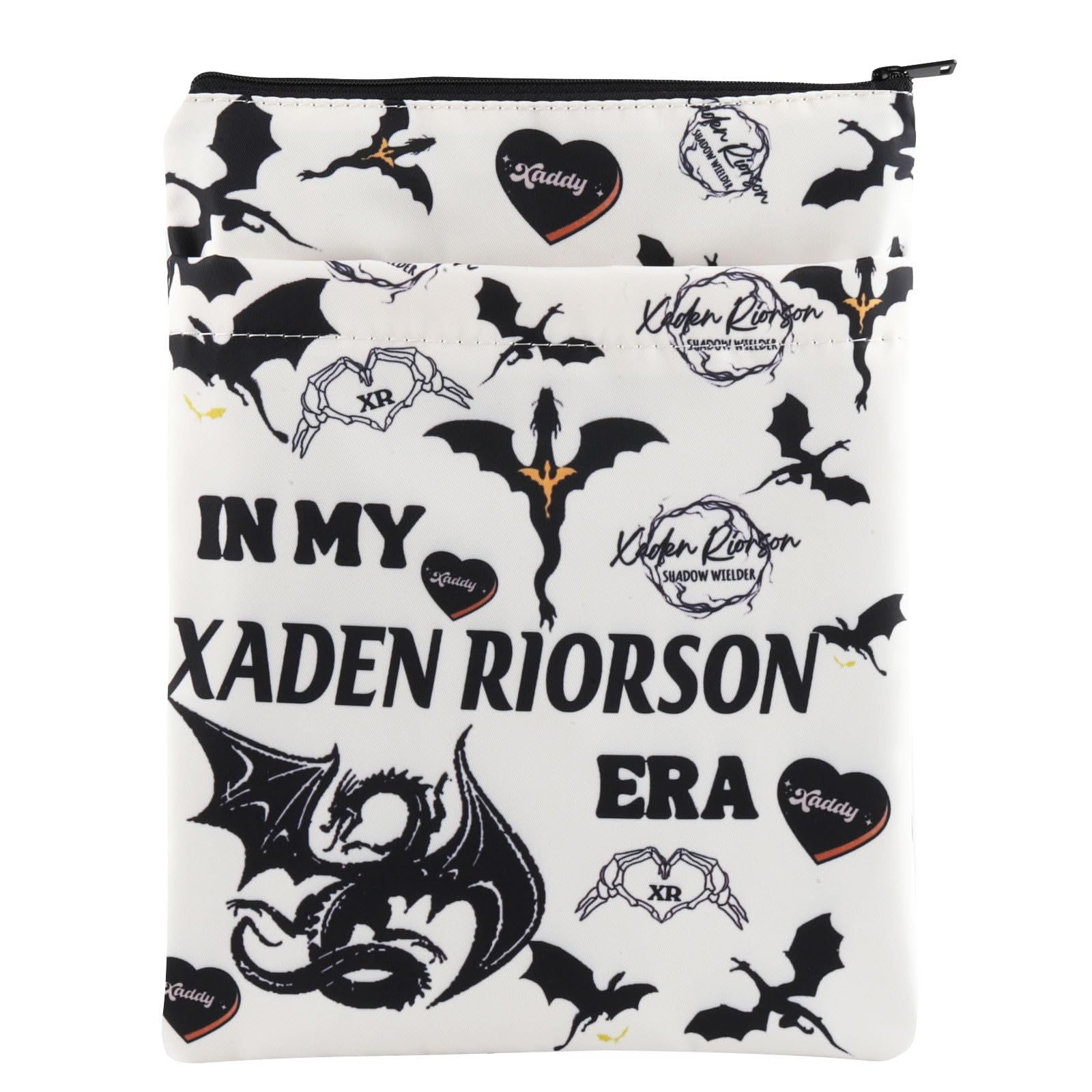 MYSOMY Xaden Riorson Book Sleeve Xaden Shadow Daddy Gift In My Xaden Riorson Era Book Cover Dragon Book Lover Gifts (XADEN RIORSO)