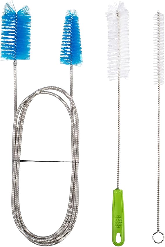 DanziX 3 Pcs Flexible Drain Brush, 67" Double Ended
