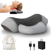 Fisiorest 3-in-1 Neck Massager Pillow,Cervical Pillow，Memory Foam Pillows，3D Ergonomic Cervical Pillow for Neck Back Shoulder Pain Relief