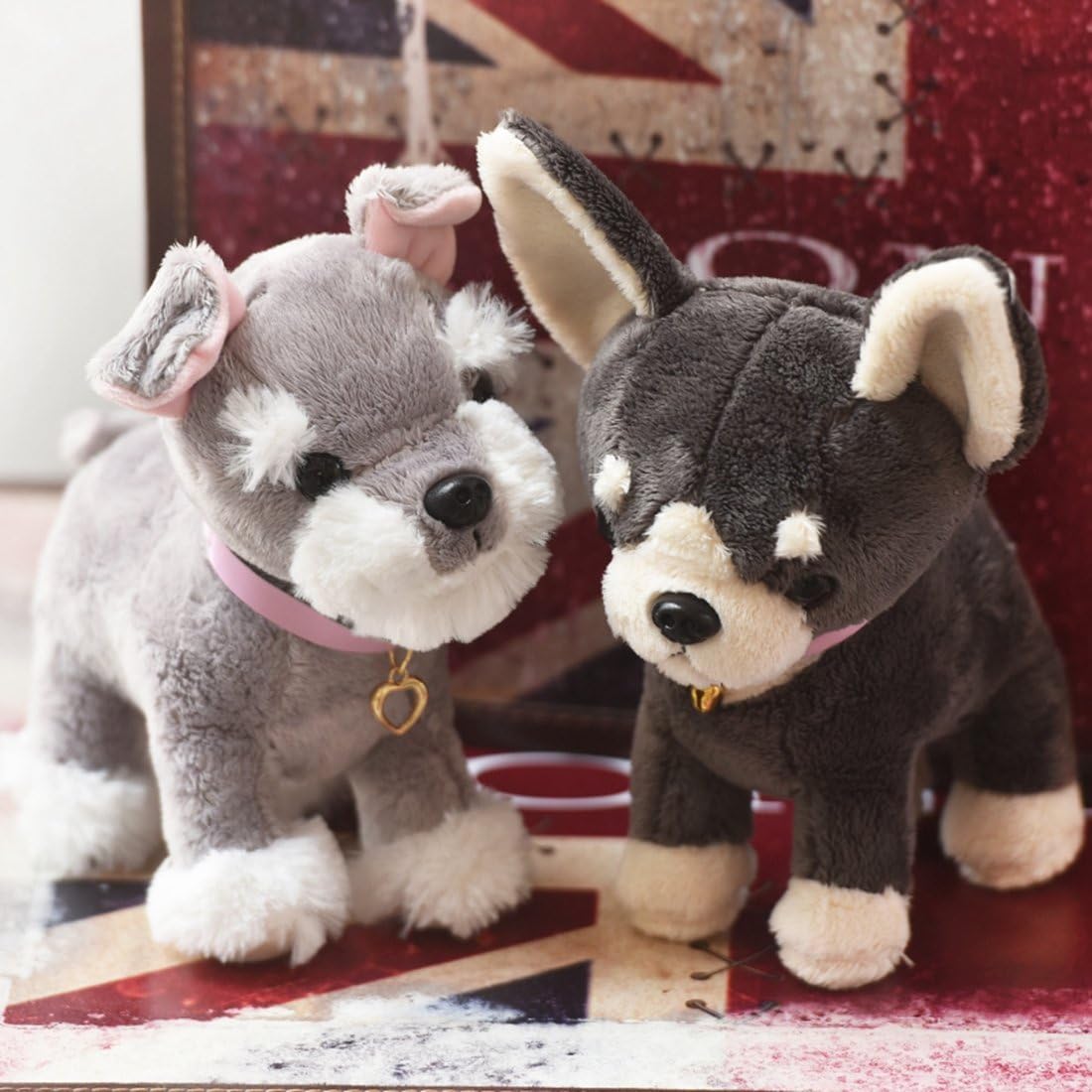 Amazon ぬいぐるみ 犬 ふわふわ もちもち かわいい 小さい リアル チワワ ミニチュア シュナウザー おもちゃ 誕生日 プレゼント 贈り物 子供 彼女 お祝い ぬいぐるみ おもちゃ