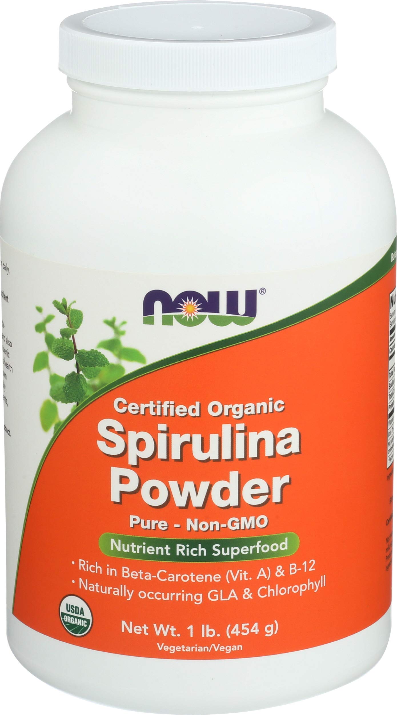 Now Foods, Spirulina Powder Organic, 16 Ounce Buy Online in UAE