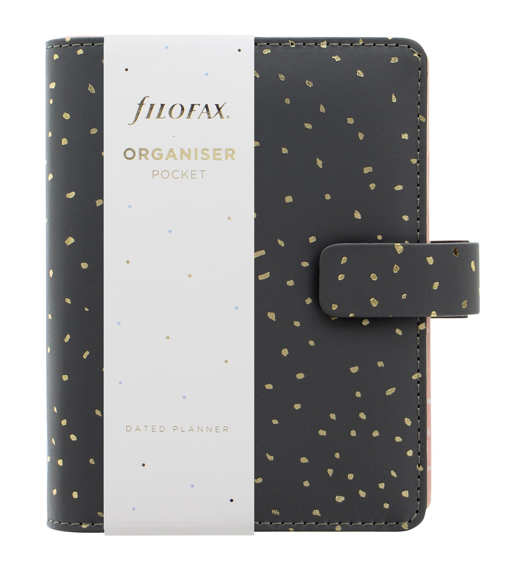 Filofax Pocket Confetti organiser - charcoal