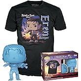 Funko POP! & Tee: Attack on Titan - Eren Yaeger with Marks - Large - (L) - T-Shirt - Clothes with Collectable Vinyl Figure - Gift Idea - Figure and Short Sleeve Top for Adults Unisex Men