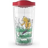 Tervis Disney - Winnie The Pooh Piglet Play Made in USA Double Walled Insulated Tumbler Travel Cup Keeps Drinks Cold & Hot, 16oz, Classic