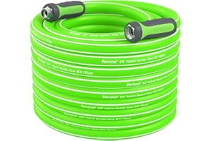 Fevone Garden Hose 80 ft., Lightweight Hybrid Water Hose, Flexible and Durable, Leak-Free Connections