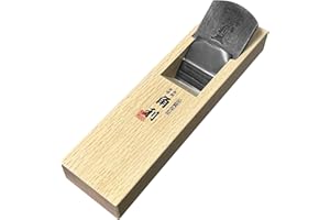 KAKURI Hand Plane 50mm for Woodworking, KANNA Japanese Block Plane Manual Hand Planer Tool for Smoothing, 9.5 x 2.5 x 2.4 inc