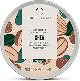 The Body Shop Shea Body Butter 400ml Extra Rich Moisturiser 96hr Nourishing