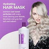 Fanola No Yellow Mask 350ml Anti-Yellow Blonde Hair Neutralizer Pre-Lightened view 2
