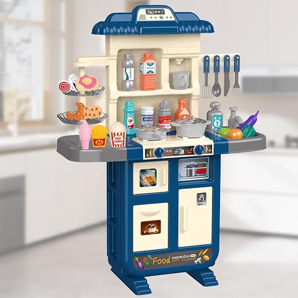 DOLOOWEE KIDS KITCHEN PLAYSET – KITCHEN TOY FOR...