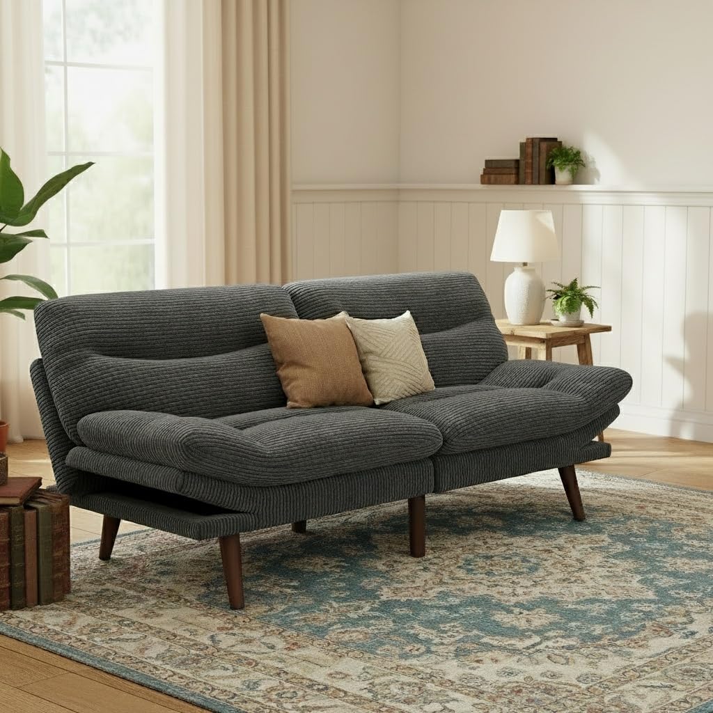 Photo 1 of ** SOLD AS IS, NO REFUND/RETURN** SEE COMMENTS!
Marsail Futon Sofa Bed, Grey