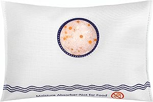 Rechargeable Desiccant Packs for Storage 500G Color Indicating Silica Gel Desiccant Packets Moisture Absorbers for Cars (1 Pa