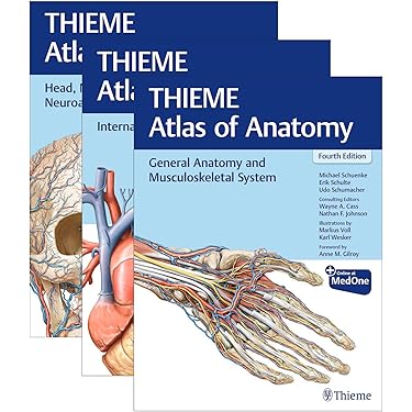 THIEME Atlas of Anatomy, Three Volume Set, Fourth Edition