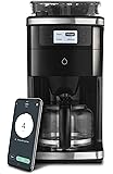 Smarter SMCOF01-US 12 Cup Wifi Coffee Maker, Black/Silver