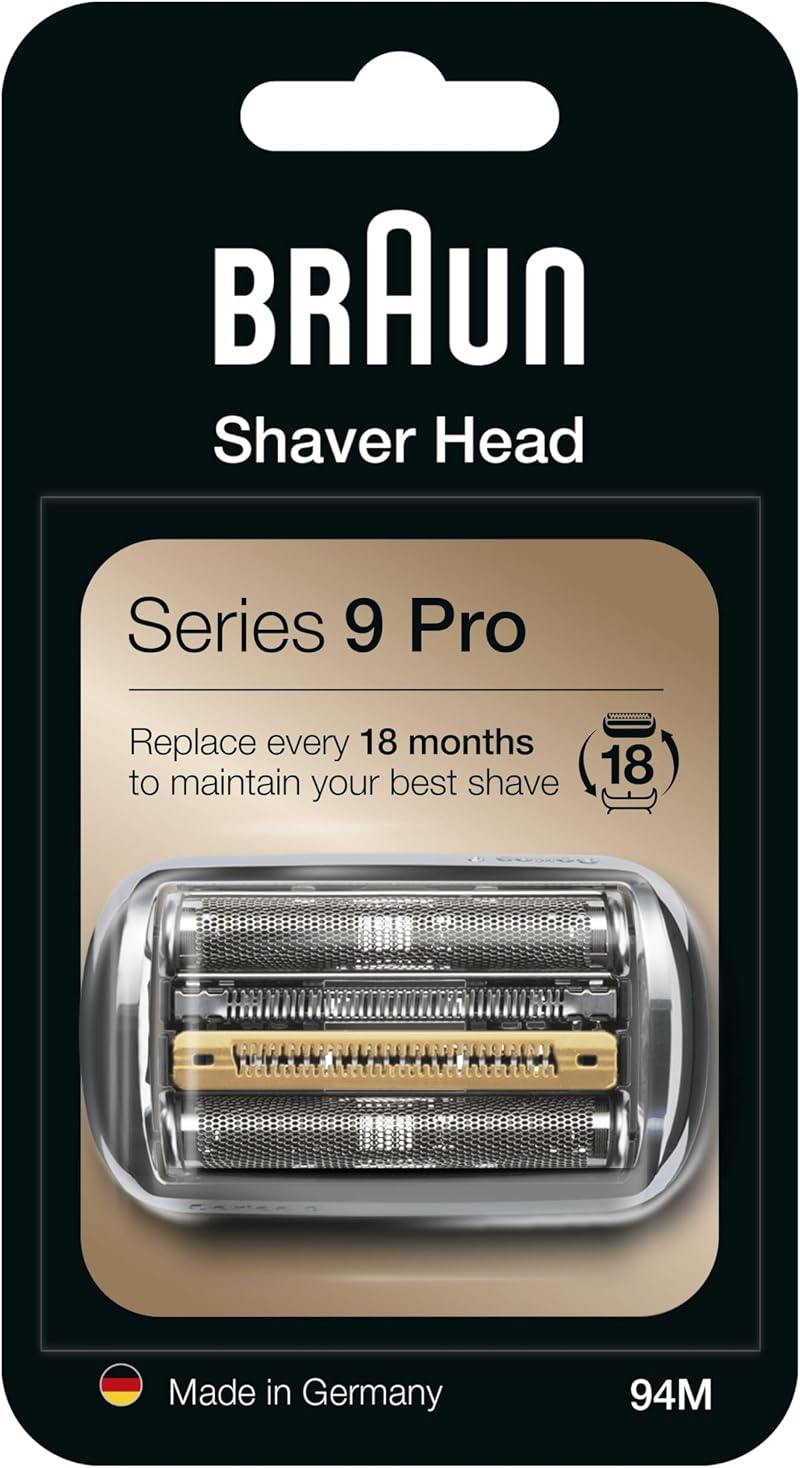 Braun Series 9 Pro Shaver Head Replacement 94M Silver Original