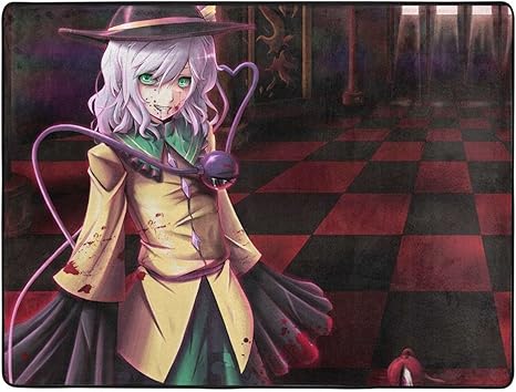 Amazon Co Jp 東方project古明地こいし1 おしゃれ 北欧 カーペット かわいい ラグ キッチン ホール リビング ベッドルーム マット 滑り止め付き ラグマット 抗菌 防臭 畳 折り畳み可能 絨毯 プレイマット ホーム キッチン