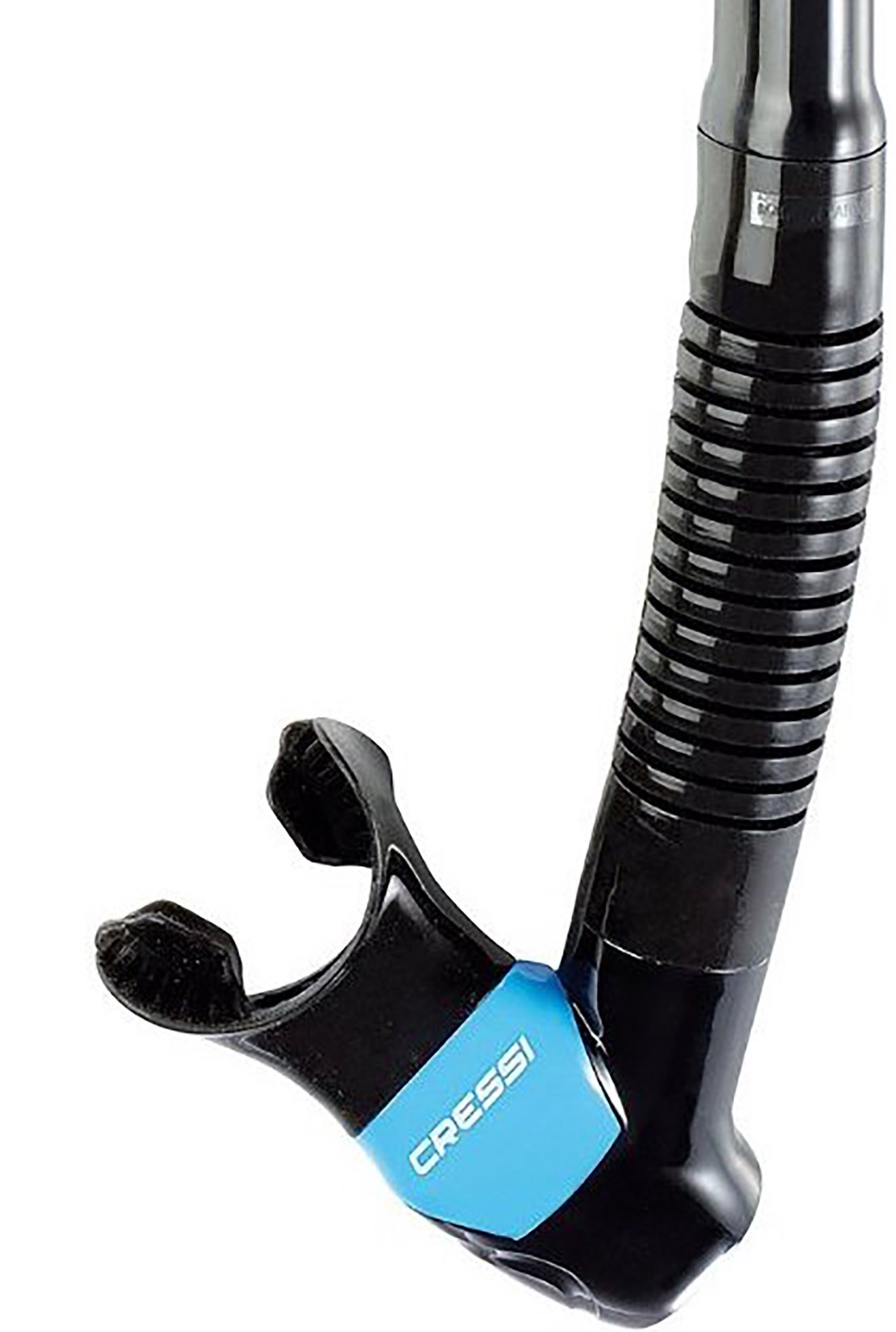 Cressi Adult Diving Dry Snorkel with Splash Guard and Top Valve