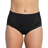 Leonisa Compression High Cut Underwear for Women - Seamless Tummy Control Panty Shaper