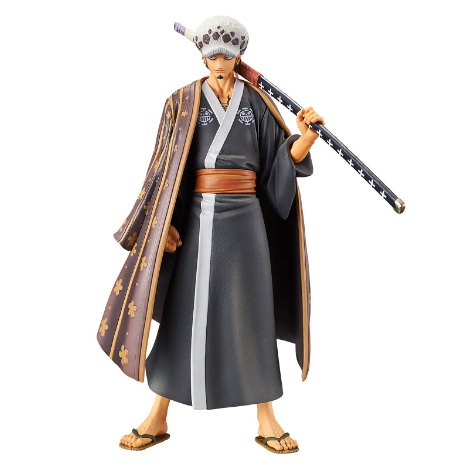 XINZ-BYT Doll Anime Figure One Piece Trafalgar Law Figure Toys Kimono Ver. Trafalgar D Water Law PVC