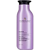Pureology Hydrate Shampoo - For Dry or Color Treated Hair, Moisturizing Shampoo For Hydration & Softness, With Rose Extract & Green Tea, Vegan & Sulfate-Free