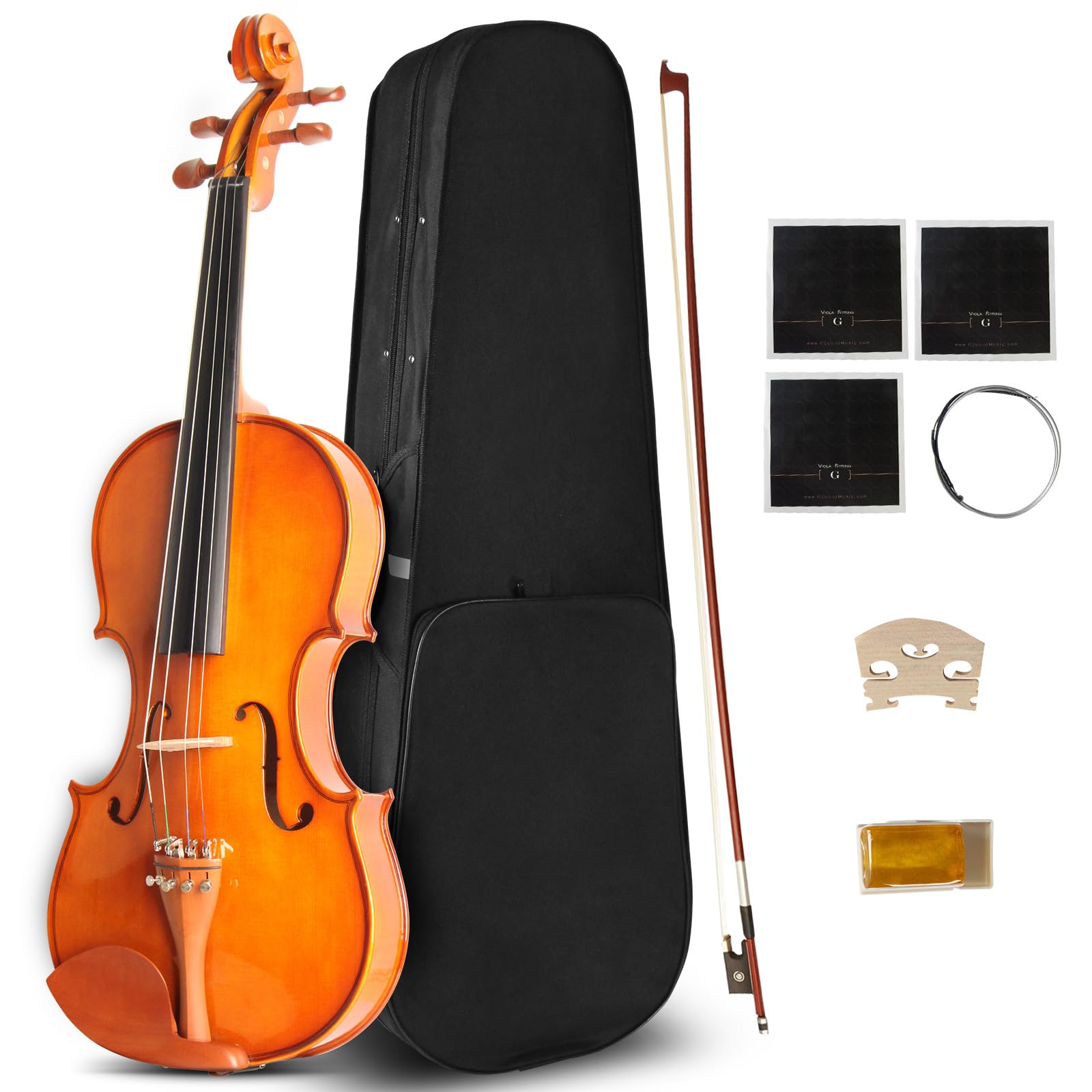 Ceciliec CVA-400 Viola, Solid Wood Viola with
