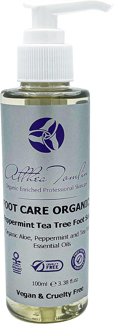 Althea Tomlin Organic Foot Soak for Hard Skin, Dry Cracked Heels - Peppermint