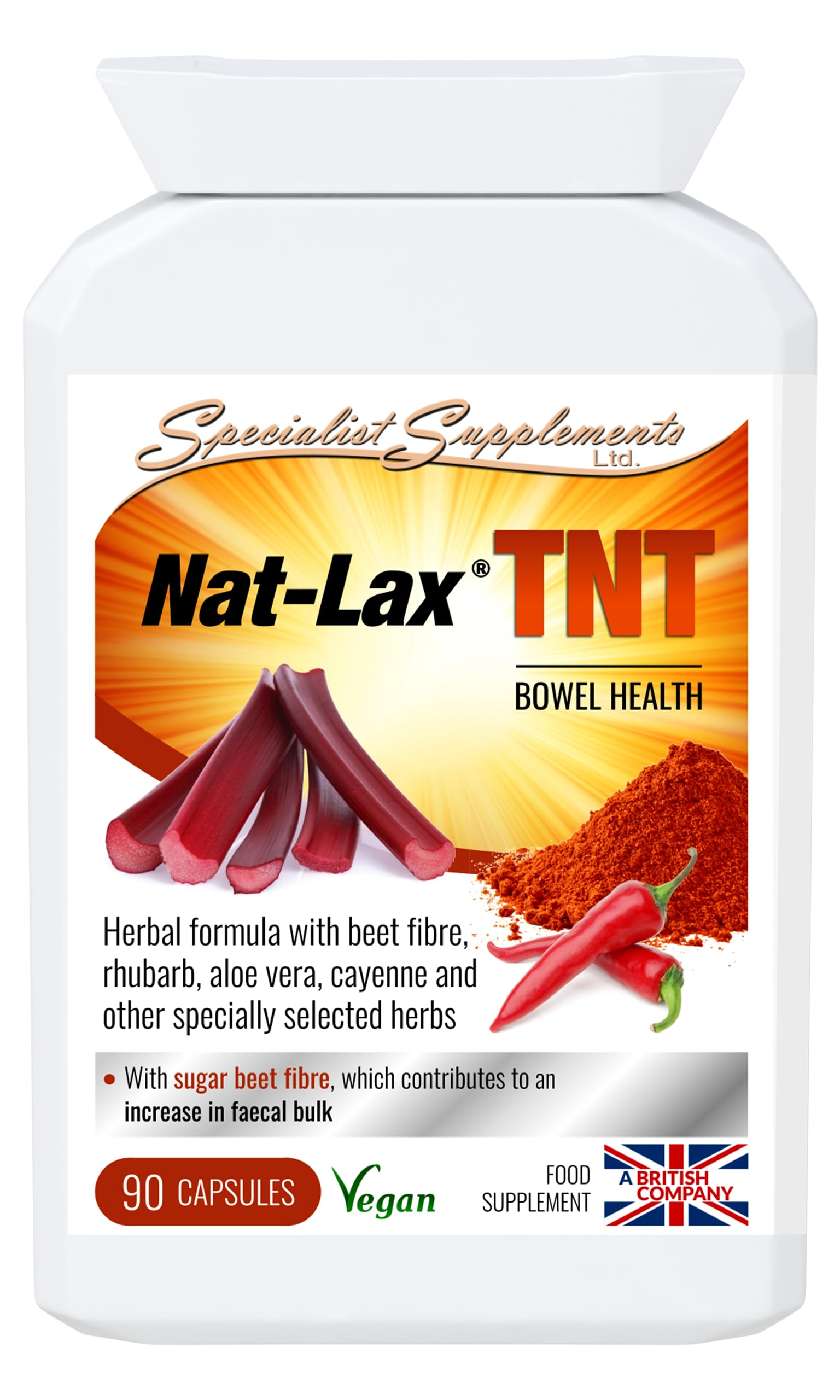 Specialist Supplements NAT-Lax TNT Bowel Health 90 Capsules