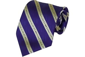 Donegal Bay Washington Huskies Neckties, Men's Standard Size Tie, NCAA Officially Licensed - DB Fan Gear