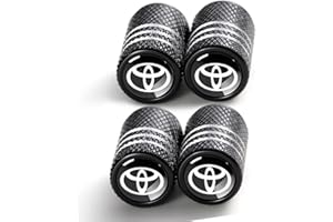 BFIVEANTE Tire Valve Stem Cap Cover for Toyota Tacoma Avalon Camry Prius Avalon Corolla RAV4 Highlander Belt O-Ring Seal Corrosion Resistant tire Valve caps 4 Pc Black