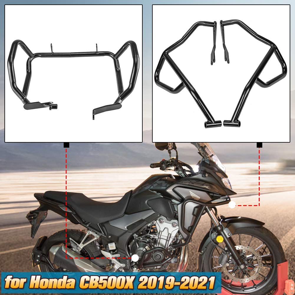 Buy AHOLAA Motorcycle Upper Lower Engine C Bar Frame Guard for Honda