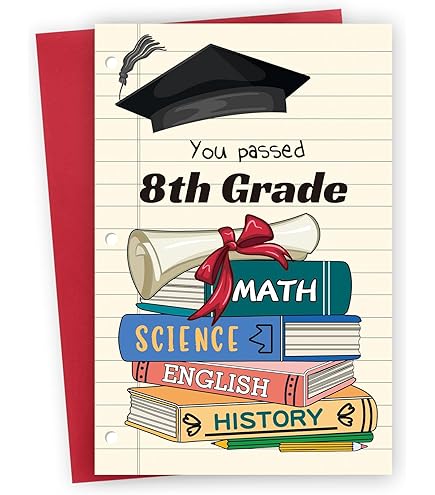 what to write in 8th grade graduation card Amazon.com: FLYAB 8th Grade Graduation Gifts main image 0