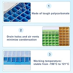 CryoKING 2in 81-Well PC Lab Freezer Box Cryo Boxes