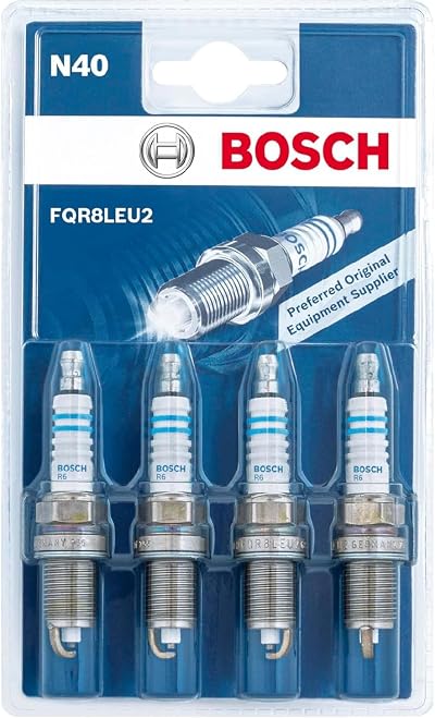 Bosch N40 Spark Plug Set of 4 for Gasoline Engines