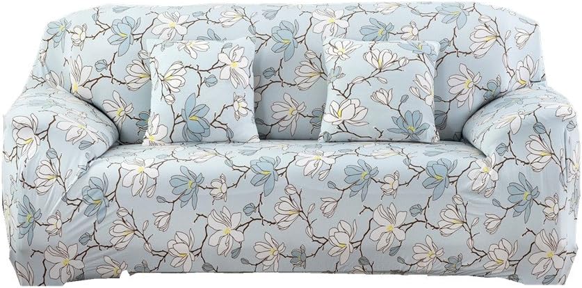 Vangaret Fanjow Easy Fit Stretch Sofa Slipcover Sofa Covers Chair Covers 1 Seater Protectors Elastic Chair Slipcover Polyester Spandex Fabric Slipcover Without Pillow