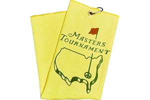 NUMJAW Masters Tournament Golf Towel with Carabiner,Microfiber Golf Towels for Golf Bags,Funny Golf Gifts for Men Women