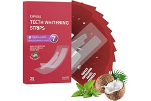 LANLWOS Teeth Whitening Strips 14 Sensitive Gentle - Sensitive Teeth whitening Strips, Deep Stains Removal, Enamel Safe, Instant Teeth Whitening Without The Harm (28 Stripes)