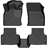 Husky Liners Weatherbeater Floor Mats | Fits 2022-2026 Volkswagen Taos | Front & 2nd Row, 3-pc Black - 95251