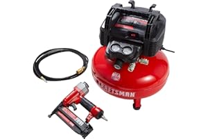 CRAFTSMAN Brad Nailer and Air Compressor Combo Kit With Hose (CMEC1KIT18)