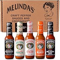 Melinda’s Habanero Hot Sauce Variety Pack - Extra Spicy Gourmet Hot Sauce Gift Set with Variety of Heat Levels - Includes XXX