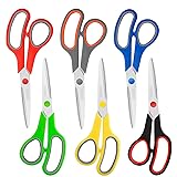 8" Scissors Bulk 6-Pack, All Purpose Scissors