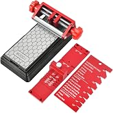 ISQTLMF Precision Chisel Sharpening Jig &amp; Guide, with Angle Fixture &amp; Gauge (10&deg;-45&deg;) for Chisels/Planes 0.1&ldquo; to 2.8&ldquo;, Includes 400/1000 Grit Diamond Stone Sharpening Kit(jzmds)