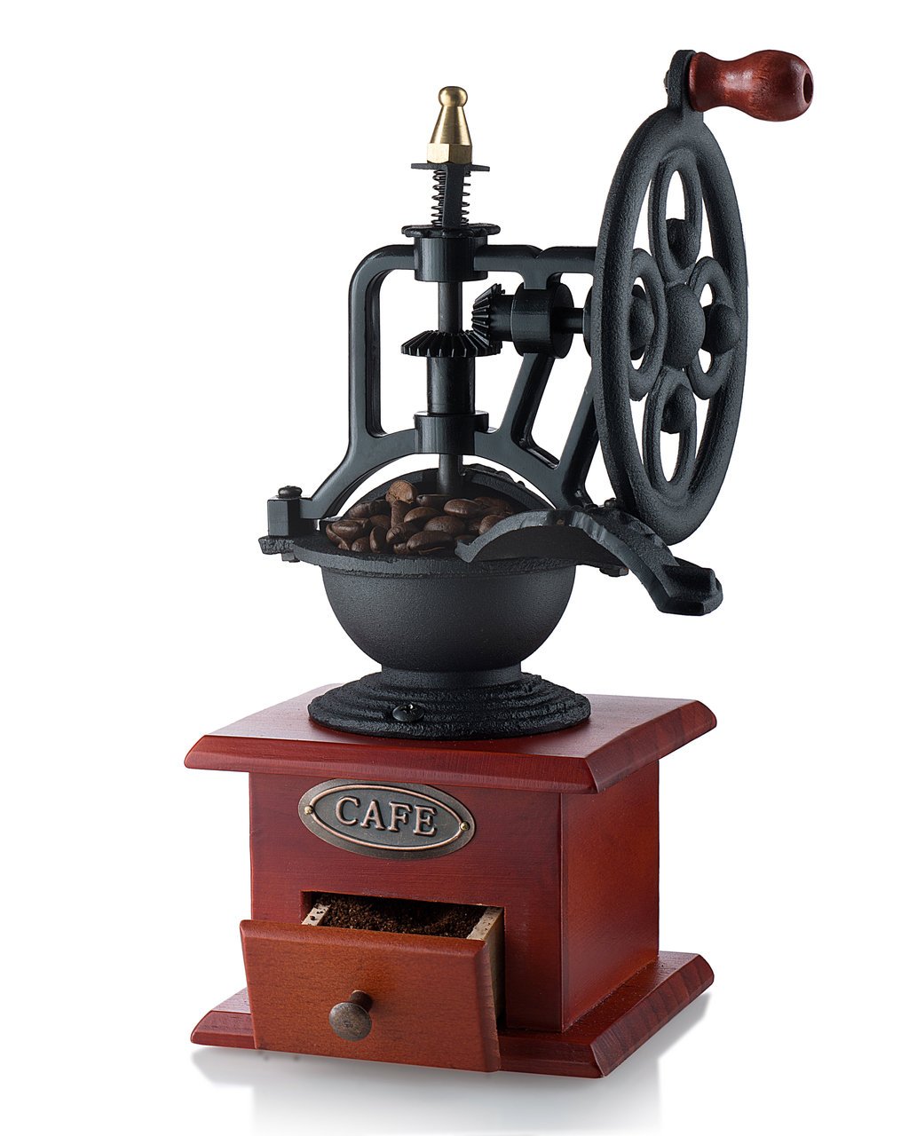 Gourmia Gcg9315 Manual Coffee Grinder Antique Cast Iron Hand Crank Coffee Mill