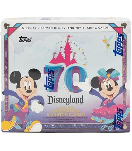 Amazon.com: Topps 2026 Disney Neon Hobby Box, Factory Sealed, 20