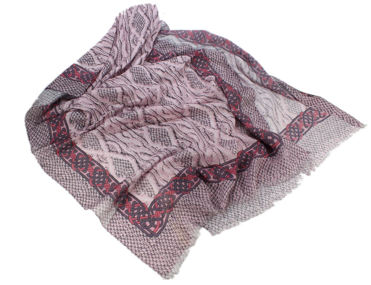 B. Slowey Irish Scarf Aran Weave 100% Viscose Made in Ireland | Buy ...