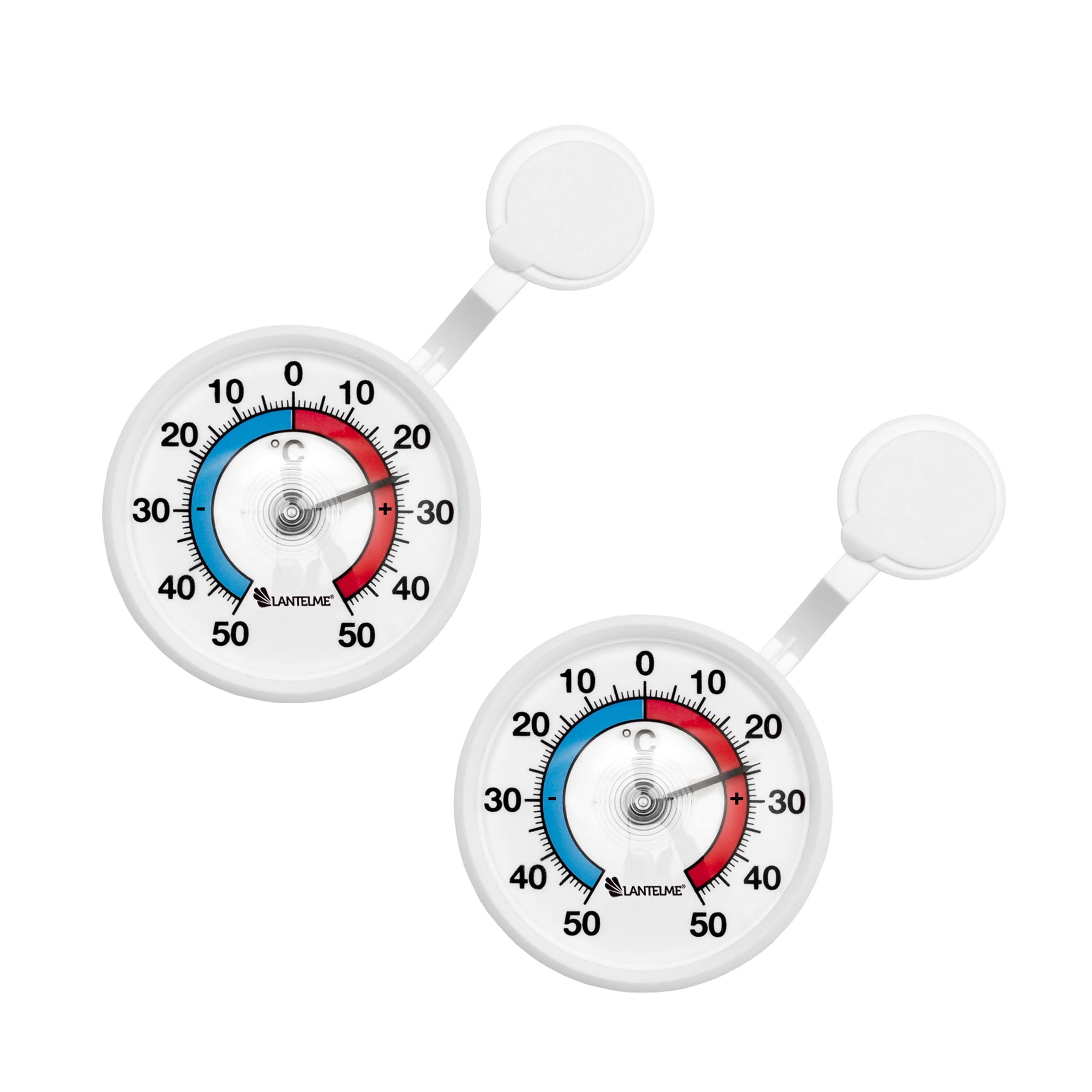 Lantelme 2 pieces window thermometer set self-adhesive German production outside analog window adhesive thermometer 4081