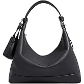 Genuine Leather crossbody Bag for Women, Slouchy crescent Hobo bag Purses shoulder bag with Adjustable Strap