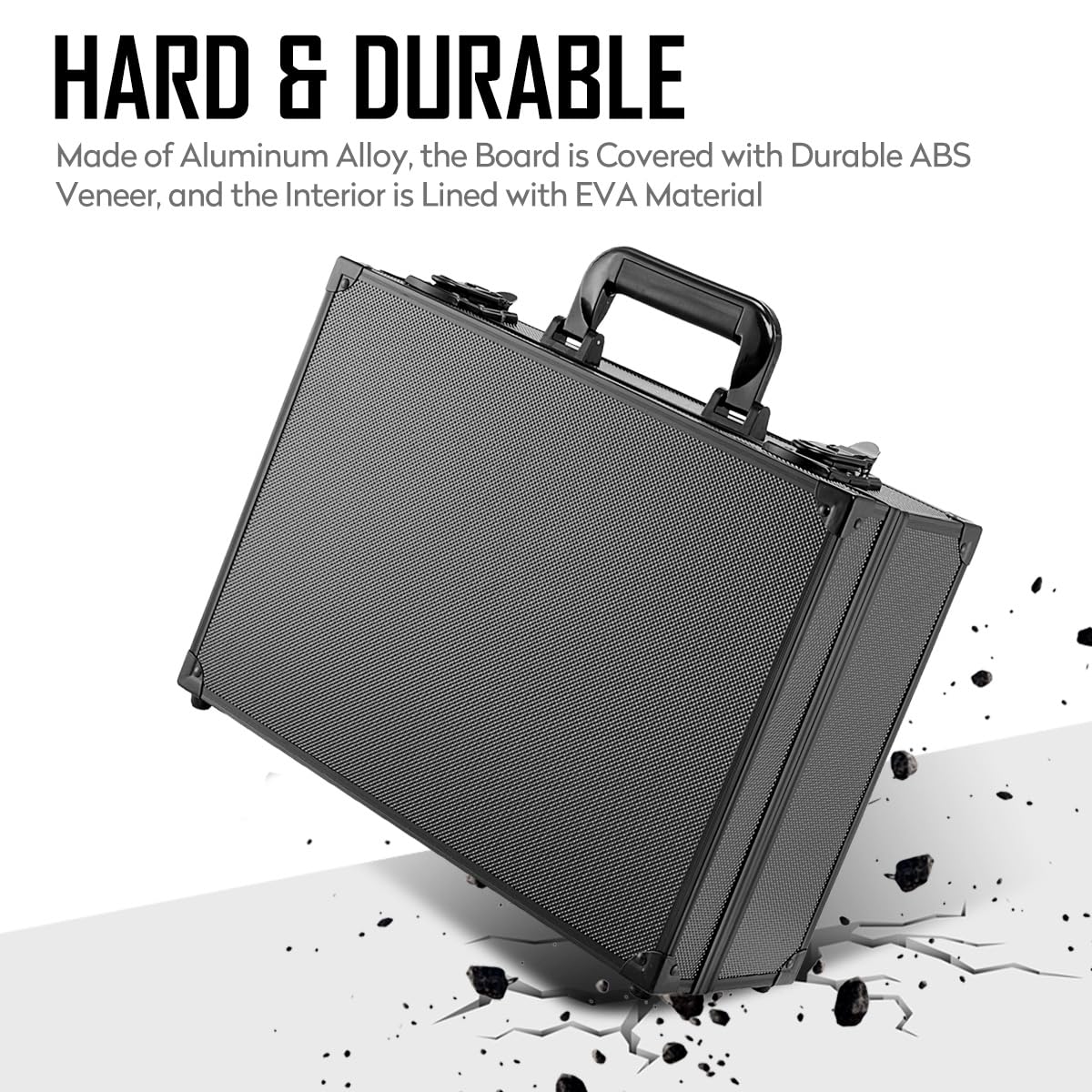 JoyHood Toploaders Storage Box with key lock Holds up to 600+ Top