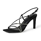 Amazon Essentials Women's Strappy Stiletto Heel